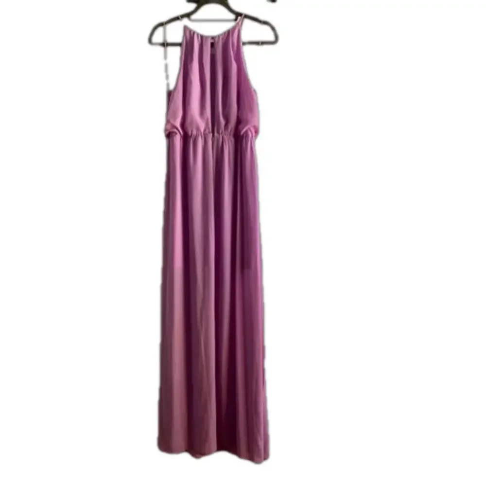 𝅺all In Favor Purple Maxi Dress